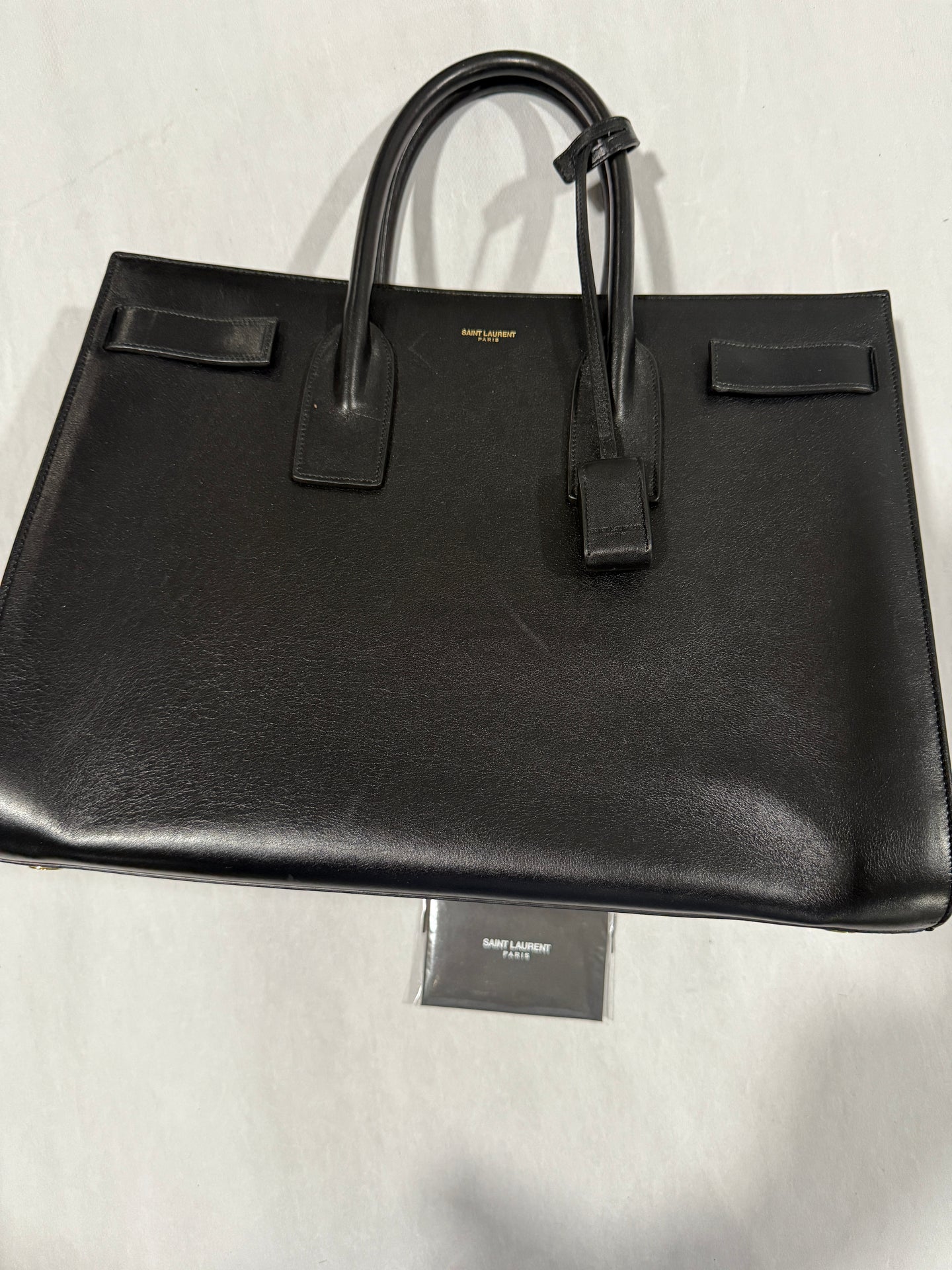 Saint Laurent YSL Black Large Sac De Jour