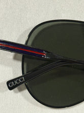 Load image into Gallery viewer, Gucci Black Aviator Sunglasses
