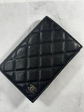 Load image into Gallery viewer, Chanel Caviar Black Passport Cover

