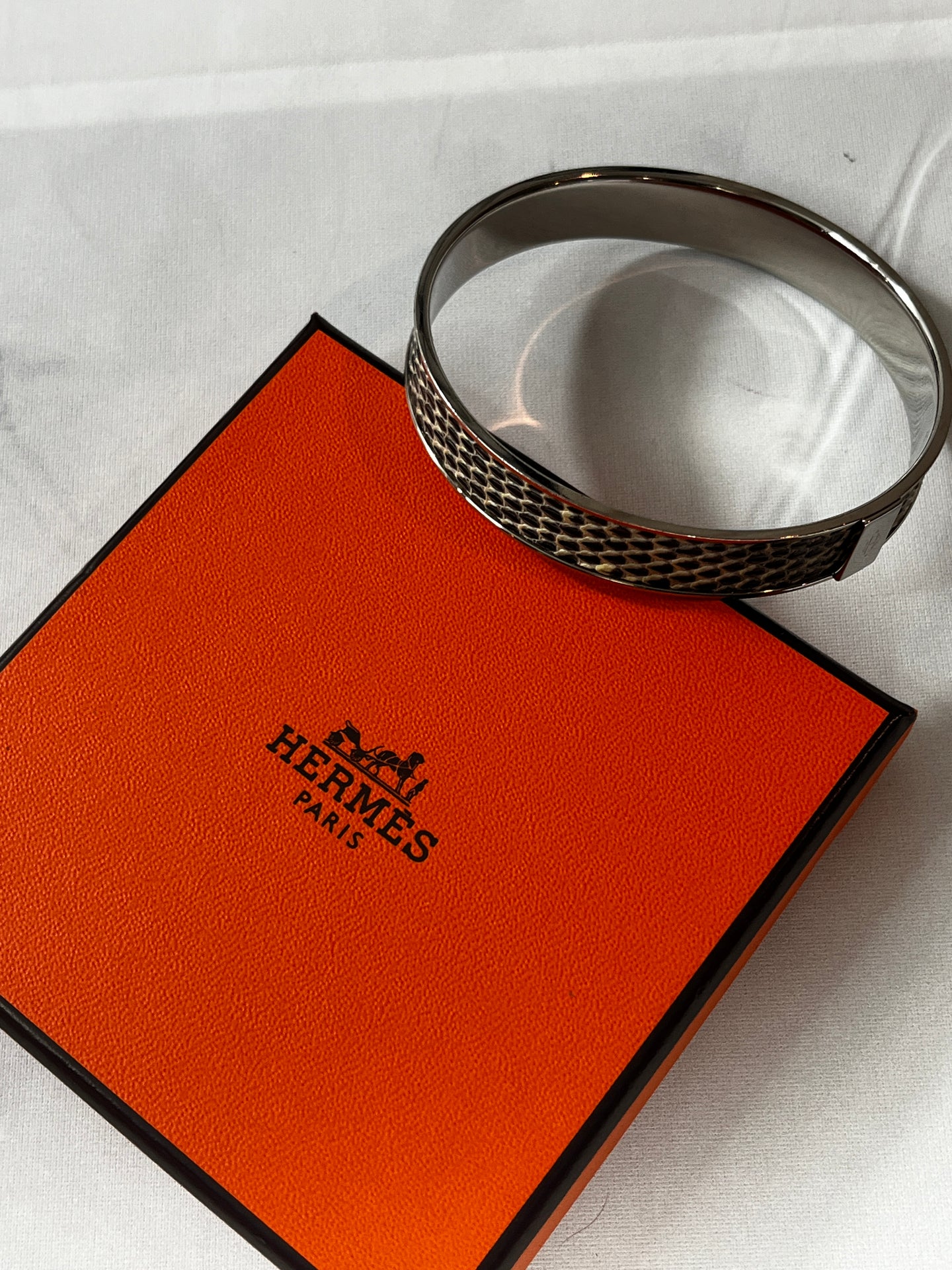 Hermes Lizard Ombre Kawaii Bangle