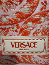Load image into Gallery viewer, Versace Athena XL Canvas Leather Tote
