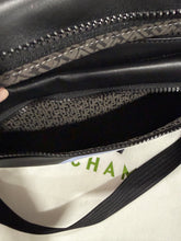 Load image into Gallery viewer, Longchamp Black Leather Large Crossbody/ Belt Bag
