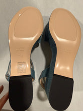 Load image into Gallery viewer, Gucci GG Denim Lady Horsebit  Platform Sandals
