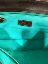 Load image into Gallery viewer, Loewe Orange Suede Tan Leather Shoulder Bag
