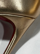 Load image into Gallery viewer, Christian Louboutin Gold Iriza Pump
