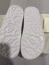Load image into Gallery viewer, Alexander McQueen White Rubber Pool Slides
