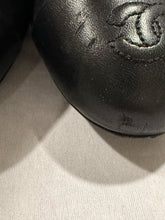 Load image into Gallery viewer, Chanel 14K Black Pearly Tall Boots CC Captoe
