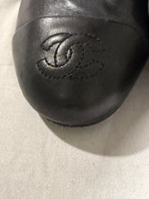 Load image into Gallery viewer, Chanel 14K Black Pearly Tall Boots CC Captoe
