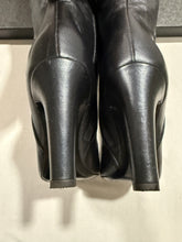 Load image into Gallery viewer, Chanel 14K Black Pearly Tall Boots CC Captoe
