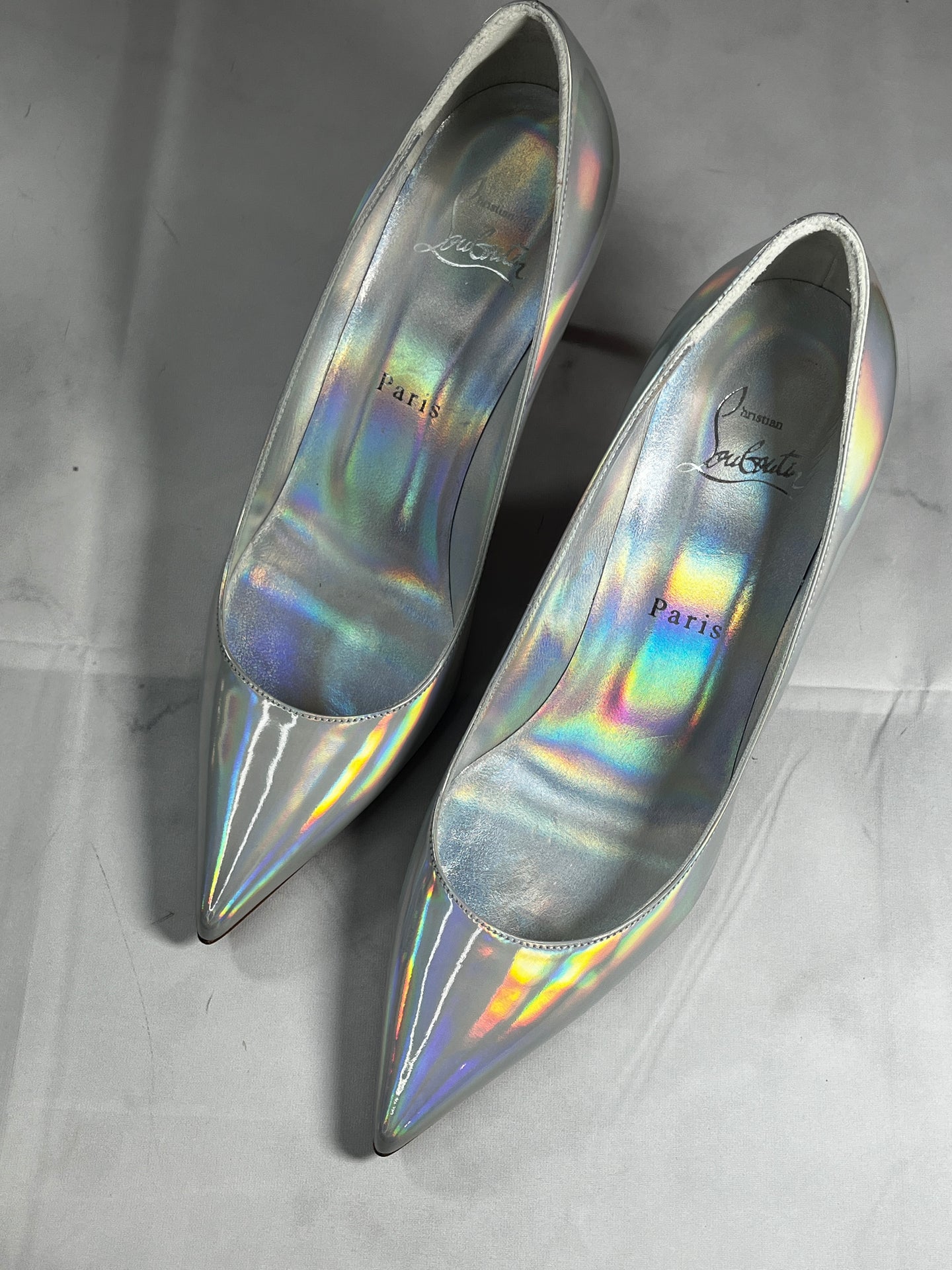 Christian Louboutin Psychic Patent Leather Kate 85