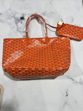 Load image into Gallery viewer, Goyard St Louis PM Orange Tote Handbag
