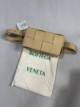 Load image into Gallery viewer, Bottega Veneta Padded Small Cassette Porridge Belt Bag
