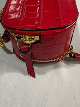 Load image into Gallery viewer, Chloe Small Croc Embossed Pink Vanity Crossbody
