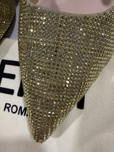 Load image into Gallery viewer, Fendi Colibri Gold Beaded Heels size 36.5
