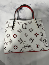 Load image into Gallery viewer, Christian Louboutin Snow White Perforated Small Tote Bag
