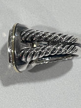 Load image into Gallery viewer, David Yurman Citrine &amp; Diamond Sterling Silver Ring
