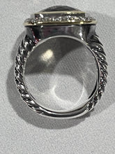 Load image into Gallery viewer, David Yurman Citrine &amp; Diamond Sterling Silver Ring
