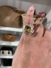 Load image into Gallery viewer, David Yurman Citrine &amp; Diamond Sterling Silver Ring
