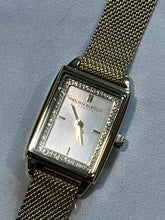 Load image into Gallery viewer, Olivia Burton London Rectangle Gold Mesh Watch
