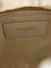 Load image into Gallery viewer, Saint Laurent YSL Ivory Terry Cloth Lou Lou Small Puffer
