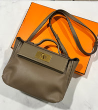 Load image into Gallery viewer, Hermes 24/24 Etoupe Evercolor Swift Mini Crossbody Bag
