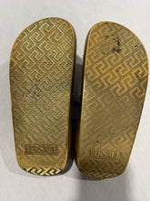 Load image into Gallery viewer, Versace  Gold Medusa Pool Slides
