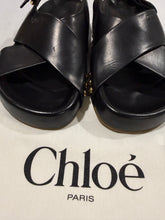 Load image into Gallery viewer, Chloe Black Mae Sandal
