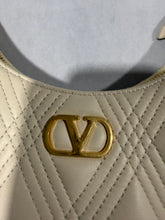 Load image into Gallery viewer, Valentino Garavani Ivory Quilted Hobo Bag
