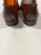 Load image into Gallery viewer, Magnanni Cognac Strap Dress Shoes Size 10.5
