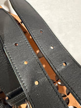 Load image into Gallery viewer, Alaia Lasercut Black Belt
