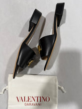 Load image into Gallery viewer, Valentino Garavani VLogo Black Slide Sandals
