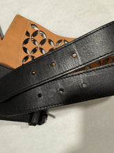 Load image into Gallery viewer, Alaia Lasercut Black Belt
