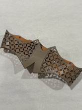 Load image into Gallery viewer, Alaia Lasercut Gray/Taupe Belt
