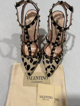 Load image into Gallery viewer, Valentino Garavani Rockstud Pumps w/ Pony Effect Calfskin
