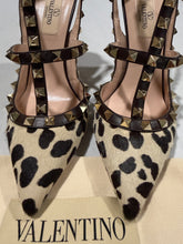 Load image into Gallery viewer, Valentino Garavani Rockstud Pumps w/ Pony Effect Calfskin
