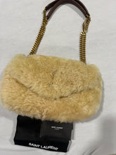 Load image into Gallery viewer, Saint Laurent YSL Shearling Calypso Bag
