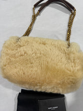 Load image into Gallery viewer, Saint Laurent YSL Shearling Calypso Bag
