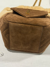 Load image into Gallery viewer, Saint Laurent YSL Shearling Suede Bucket Bag
