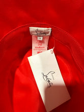 Load image into Gallery viewer, Christian Louboutin Denim Fringe Bucket Hat
