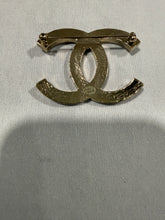 Load image into Gallery viewer, Chanel 13B  CC Crystal Gold Brooch
