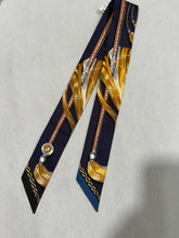Load image into Gallery viewer, Hermes Calvacades Twilly Scarf
