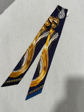 Load image into Gallery viewer, Hermes Calvacades Twilly Scarf
