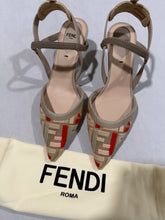 Load image into Gallery viewer, Fendi Colibri Mesh Heels Size 36
