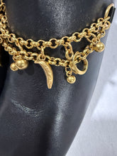 Load image into Gallery viewer, Chloe Black Leather Charms Mule Heels
