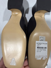 Load image into Gallery viewer, Chloe Black Leather Charms Mule Heels
