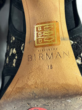 Load image into Gallery viewer, Alexandre Birman Black Suede &amp; Lace Cutout Booties
