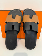 Load image into Gallery viewer, Hermes Izmir Two Tone  Mens Slides Sandals
