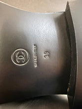 Load image into Gallery viewer, Chanel 24C  Black Leather Cap Toe Short Boots
