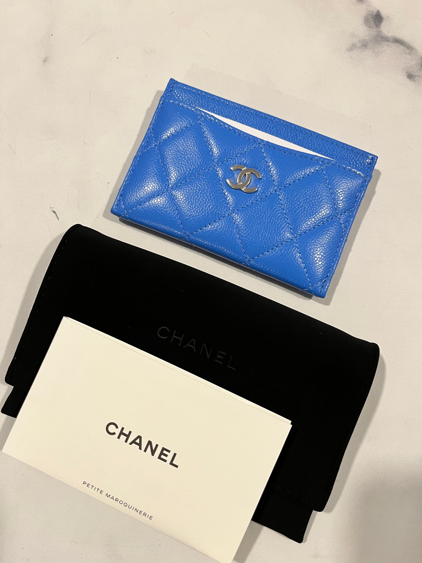 Chanel Blue Card Case