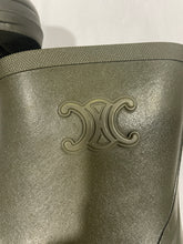 Load image into Gallery viewer, Celine Khaki Rubber Short Boots
